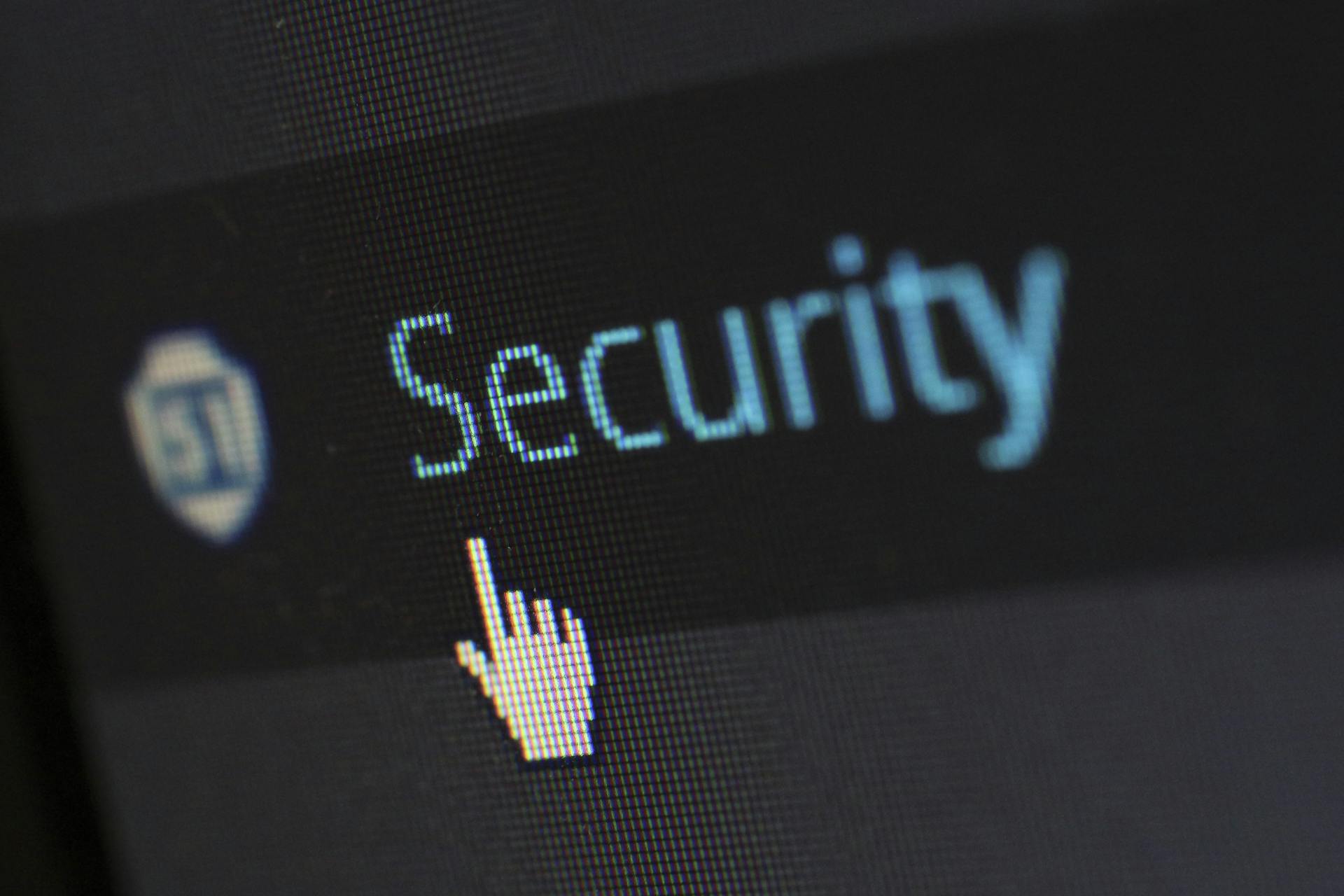 computer security screen